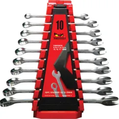 10 Piece Combination Spanner Set (Plastic Holder)